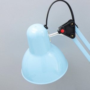 Настольная лампа "Юника" Е27 40Вт синий 14,5х14,5х53 см