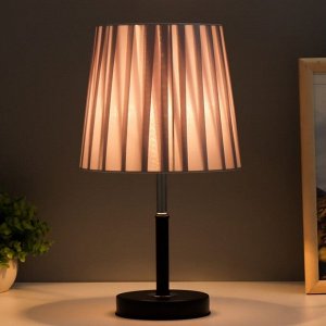 Настольная лампа «Риволи» Е27 40 Вт черно-серый 19x19x36 см RISALUX