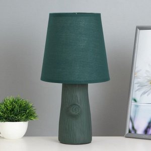 Настольная лампа "Пино" Е14 40Вт зеленый 18х18х35см RISALUX