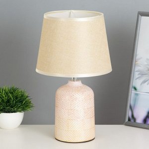 Настольная лампа «Джина» Е14 40 Вт бежевый 20x20x33 см RISALUX