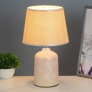 Настольная лампа «Джина» Е14 40 Вт бежевый 20x20x33 см RISALUX