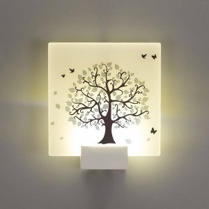 Бра "Дерево" LED 6Вт 4000К белый 24х6х24 см