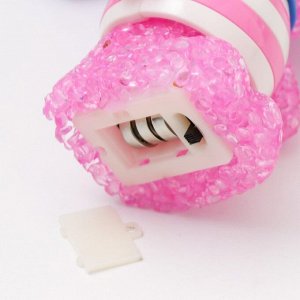 Фигурка светящаяся RISALUX «Зайка», LED-ночник, RGB, от батареек 3xLR44, 6.5x6.5x15.5 см, МИКС