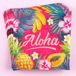 Салфетки бумажные Aloha, 25 x 25 см, в наборе 20 шт.