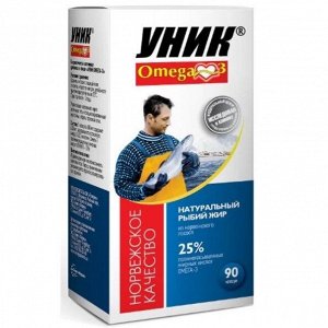 Омега 3 Уник капс. 600мг. №90 (Бад)