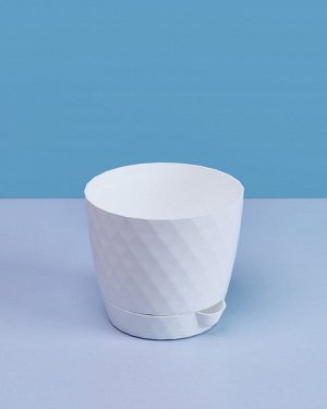 Plast-Avenue Горшок &quot;Румба 1л.&quot; белый