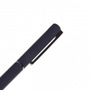Ручка шариковая поворотная, 0.7 мм, Bruno Visconti Bergamo, стержень серый, серый металлический корпус, в металлическом футляре