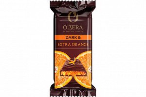 «O'Zera», шоколад горький Dark & Extra Orange, 40 г (упаковка 15 шт.)