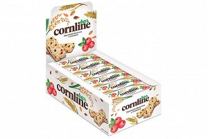 «Cornline», зерновой батончик с клюквой, 30 г (упаковка 18 шт.)