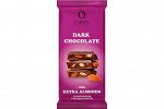 «O&#039;Zera», шоколад горький с цельным миндалем Dark &amp; Extra Almond, 90 г