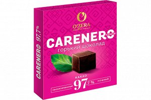 «O'Zera», шоколад Carenero Superior, содержание какао 97,7%, 90 г