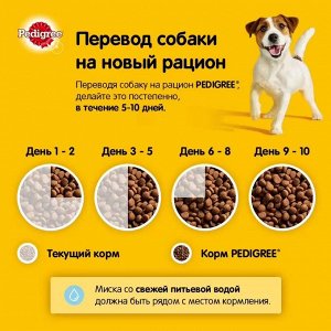 Сухой корм для собак Pedigree для крупных пород, говядина, 13кг