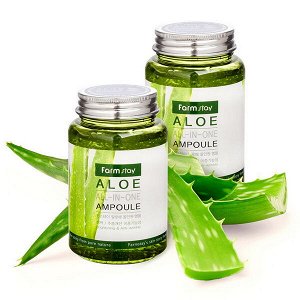 Сыворотка с экстрактом Алоэ FarmStay Aloe All-In-One Ampoule, 250мл