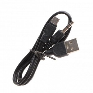 Портативная колонка Perfeo BANG PF_D0045, 5 Вт, 1200 мАч, microSD, USB, AUX, FM, черная