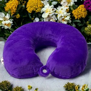 Подушка для шеи c эффектом памяти (фиолетовый)