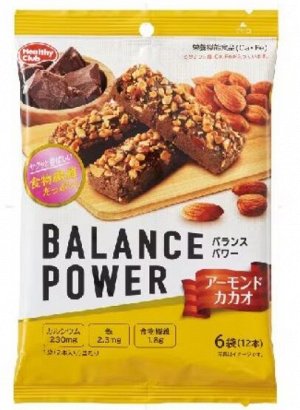 HEALTHY CLUB Balance Power Almond Cacao - шоколадные батончики с миндалем