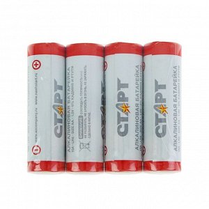 Батарейка алкалиновая "Старт", AA, LR6-4S, 1.5В, спайка, 4 шт.