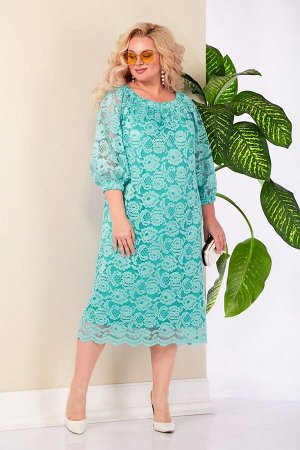 Платье Anastasia 977 бирюзовый