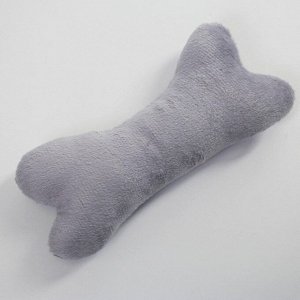 Лежанка с косточкой, 40 х 40 см, серая