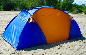 Палатка туристическая 2х-комнатная ART-4003 450x220x200см