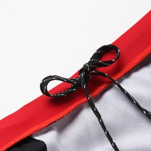 Плавки купальные для мальчика MINAKU, рост, см, чёрные/красные