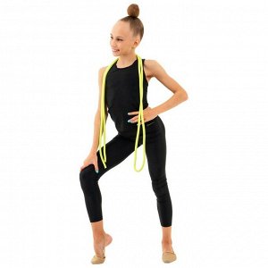 Скакалка гимнастическая Grace Dance, 3 м, цвет неоновый жёлтый