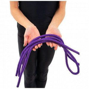 Скакалка для художественной гимнастики Grace Dance, 2,5 м, цвет фиолетовый