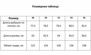 Рубашка мужская MIST oversize, серый