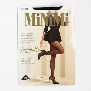 Колготки женские PRIMA 40 ден, цвет чёрный (nero)