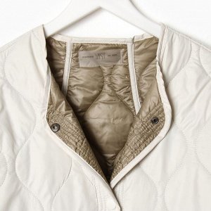 Куртка стеганая MIST Oversize размер, цвет молочный