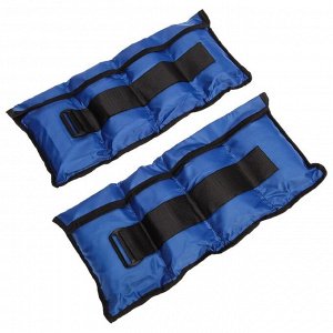 Утяжелители ONLYTOP, со сменным весом, 2 шт. x 2 кг, цвет МИКС