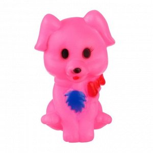 Игрушка для ванны «Собачка», с пищалкой, цвет МИКС