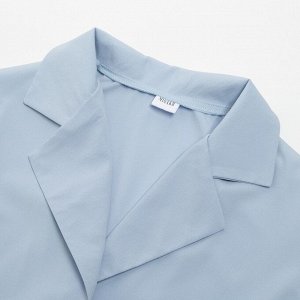 Костюм женский (жакет, брюки) MINAKU: Green trend, голубой