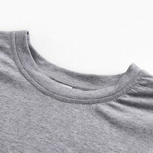 Комплект женский (футболка, шорты) MINAKU: Casual Collection, светло-серый