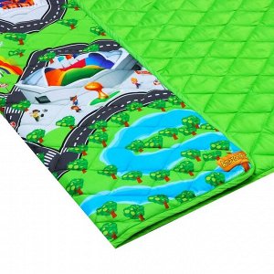 Игровой коврик - сумка для детей «Дороги», 2 в 1, 200x155 см, Крошка Я