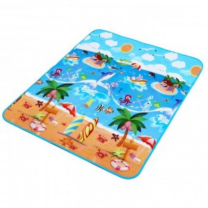 Игровой коврик для детей «Пляж» на фольгированной основе, 177x145 см