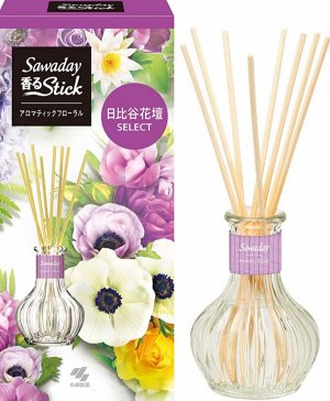 083789 "Sawaday Fragrant Stick" Освежитель воздуха для дома (с палочками) с цветочным ароматом 70мл