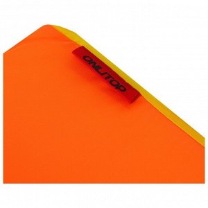 Мат ONLITOP, 100х100х6 см, 1 сложение, цвет жёлтый/оранжевый