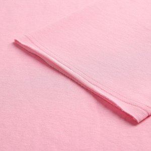 Футболка женская MINAKU OVERSIZE FIT: цвет светло-розовый