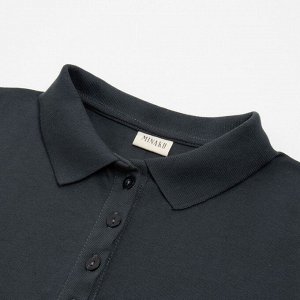 Футболка поло женская MINAKU REGULAR FIT: графит