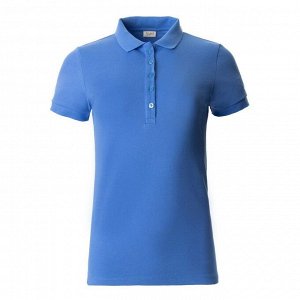 Футболка поло женская MINAKU REGULAR FIT: васильковая