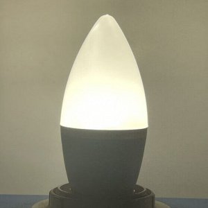 Лампа светодиодная LED-C37-Regular 10Вт 175-265В Е27 4000К 900Лм СВЕЧА