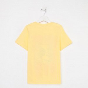 Футболка для мальчика KAFTAN Hype, рост, жёлтая