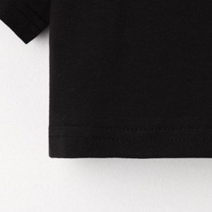 Футболка детская укороченная KAFTAN Basic line 28 (), чёрная