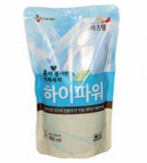 Гель для стирки, (в мягкой упаковке) /High power liquid detergent, CJ, Ю.Корея, 800 г