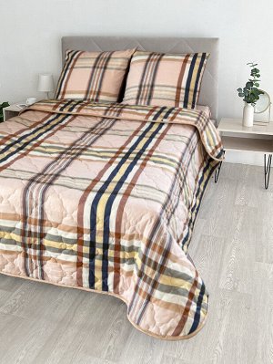 КПБ ЕВРО МИНИ New Style п/с стежка 150 гр.. КМ-015 клетка беж
