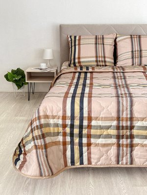 КПБ ЕВРО МИНИ New Style п/с стежка 150 гр.. КМ-015 клетка беж