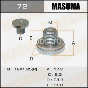 Болт маслосливной A/T MASUMA  Toyota *