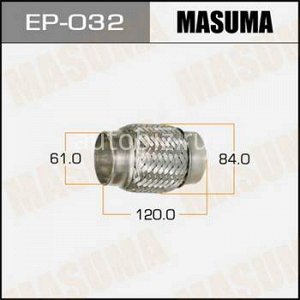 Гофра глушителя MASUMA  61x120 *