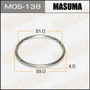 Кольцо глушителя MASUMA металлическое 51 x 59.4 *